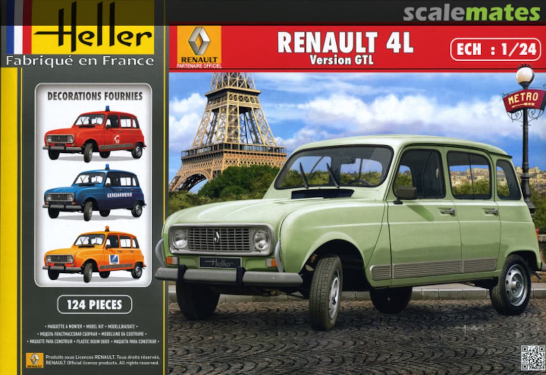 Boxart Renault 4L 80759 Heller