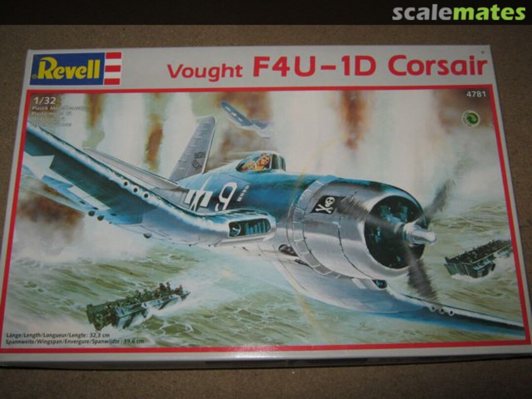 Boxart Vought F4U-1D Corsair 4781 Revell