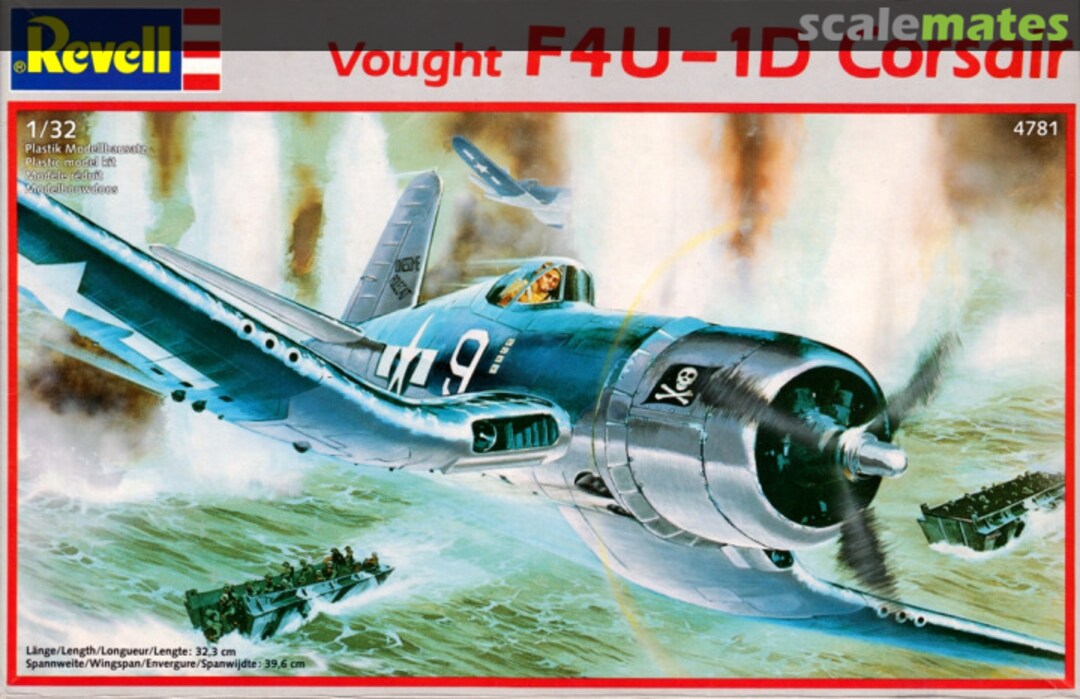 Boxart Vought F4U-1D Corsair 4781 Revell