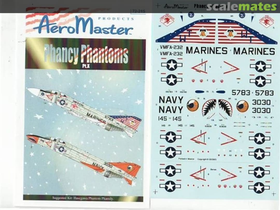 Boxart Phancy Phantoms Pt.X 72-215 AeroMaster