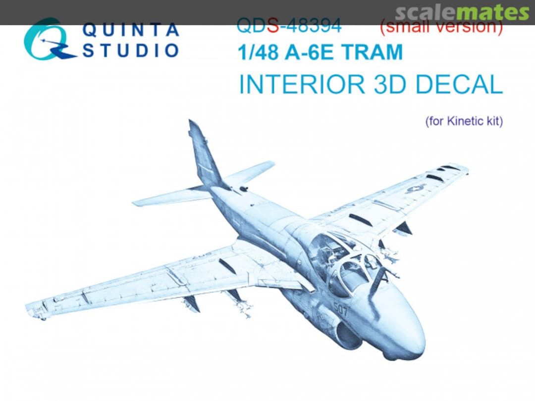 Boxart A-6E TRAM interior 3D decals (small version) QDS-48394 Quinta Studio