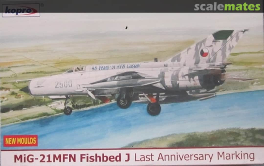 Boxart MiG-21MFN Fishbed J 73102 Kopro (AIRmolds)