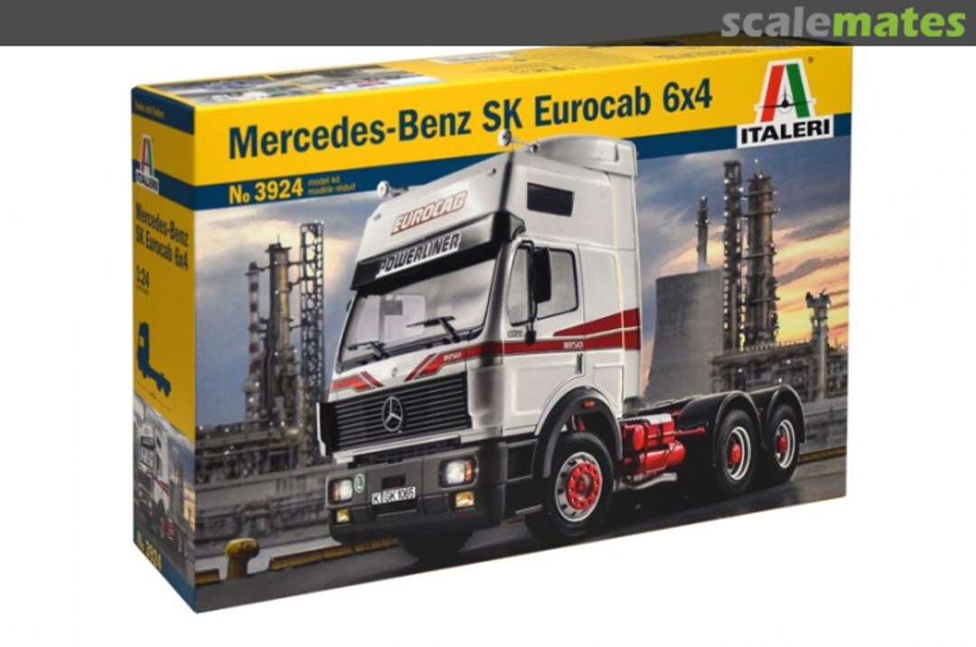 Boxart Mercedes Benz SK Eurocab 6x4 3924 Italeri