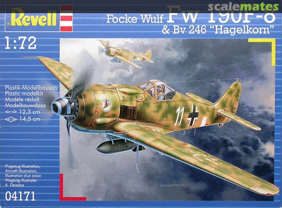 Boxart Focke Wulf Fw 190F-8 & BV 246 "Hagelkorn" 04171 Revell