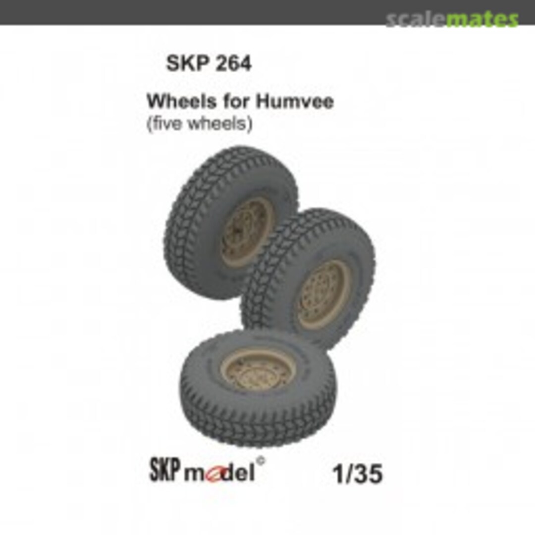 Boxart Wheels for Humvee SKP 264 SKP model