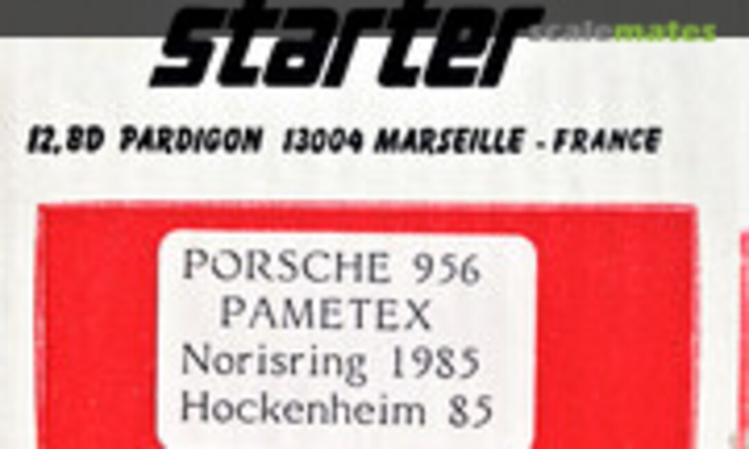 1:43 Porsche 956 - &quot;PAMETEX&quot; (Starter none)