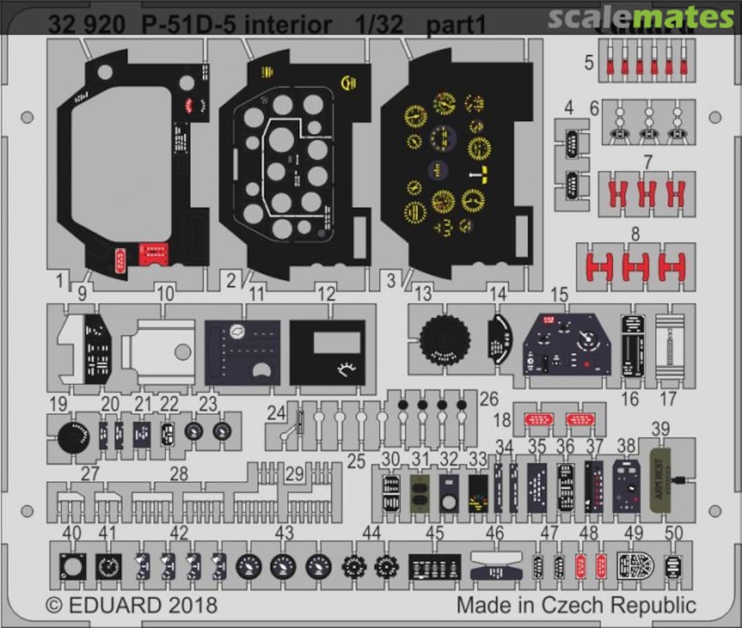 Boxart P-51D-5 interior 32920 Eduard