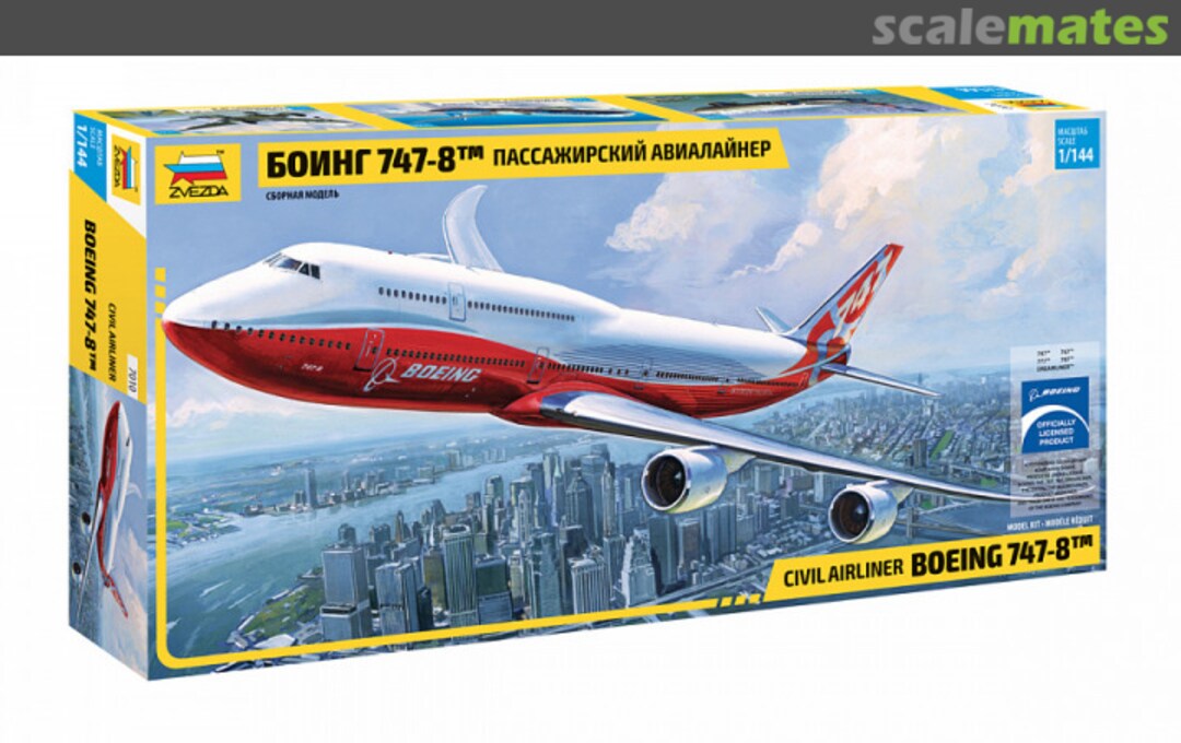 Boxart Boeing 747-8 7010 Zvezda