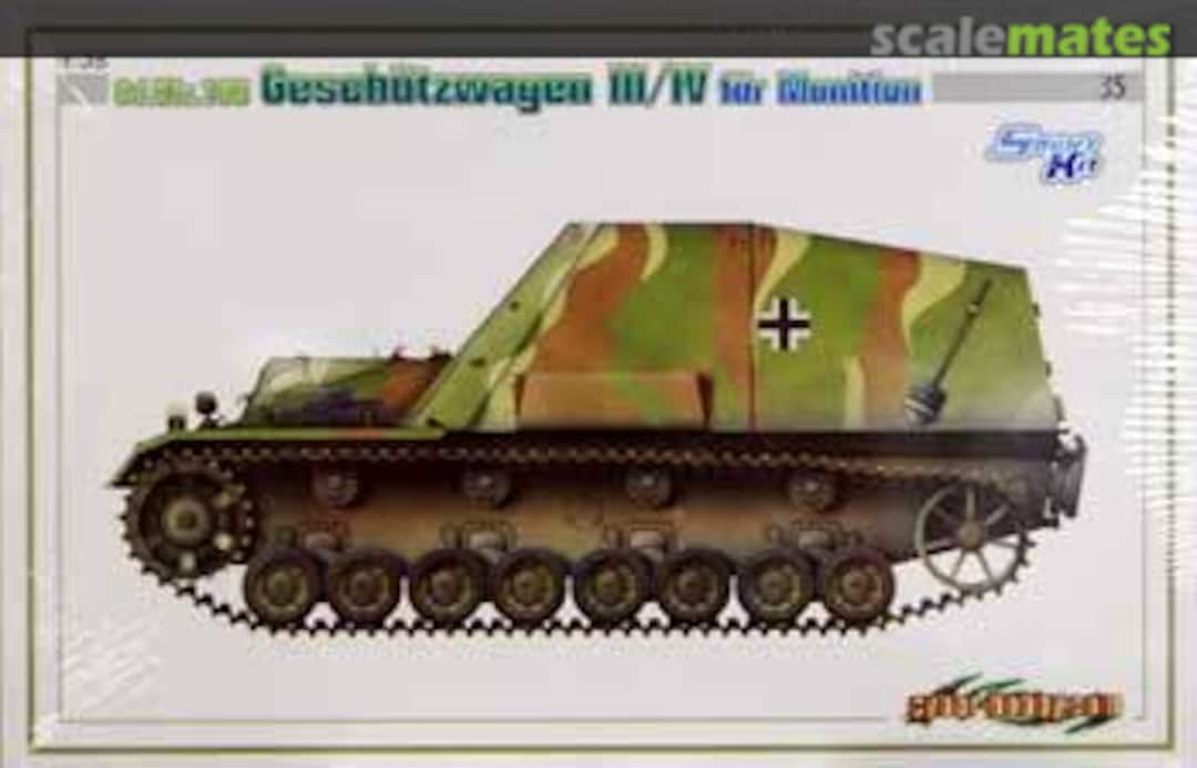 Boxart Panzerhaubitze Hummel 2. Batch late Munitionswagen 6151 Cyber Hobby