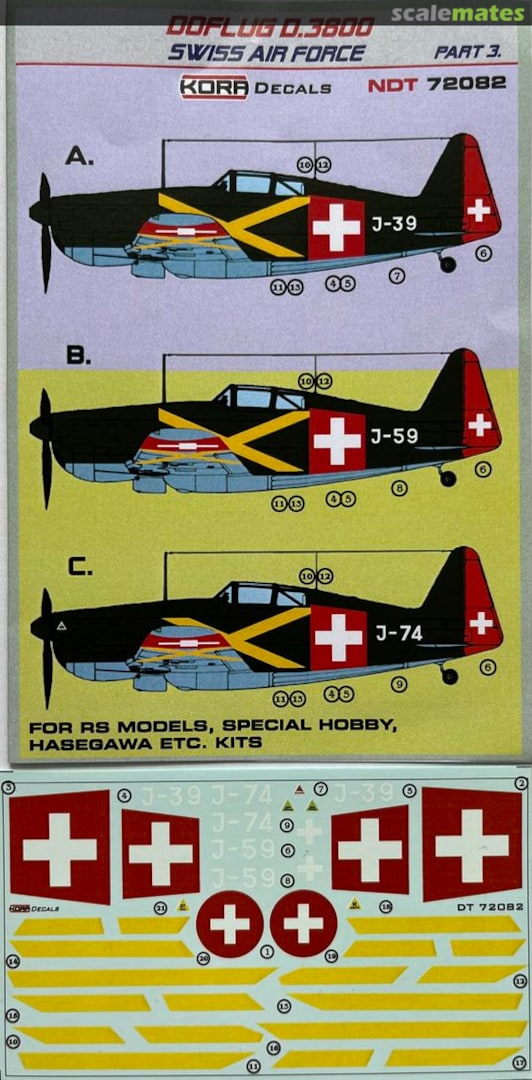 Boxart Doflug D.3800 NDT72082 Kora Models