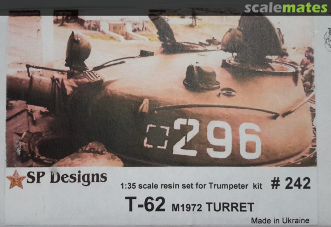 Boxart T-62 M1972 Turret 242 SP Designs