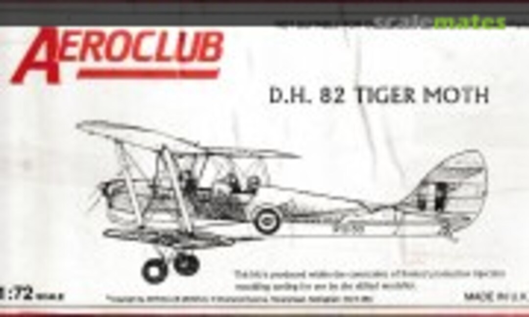 1:72 D.H. 82 Tiger Moth (Aeroclub K001)