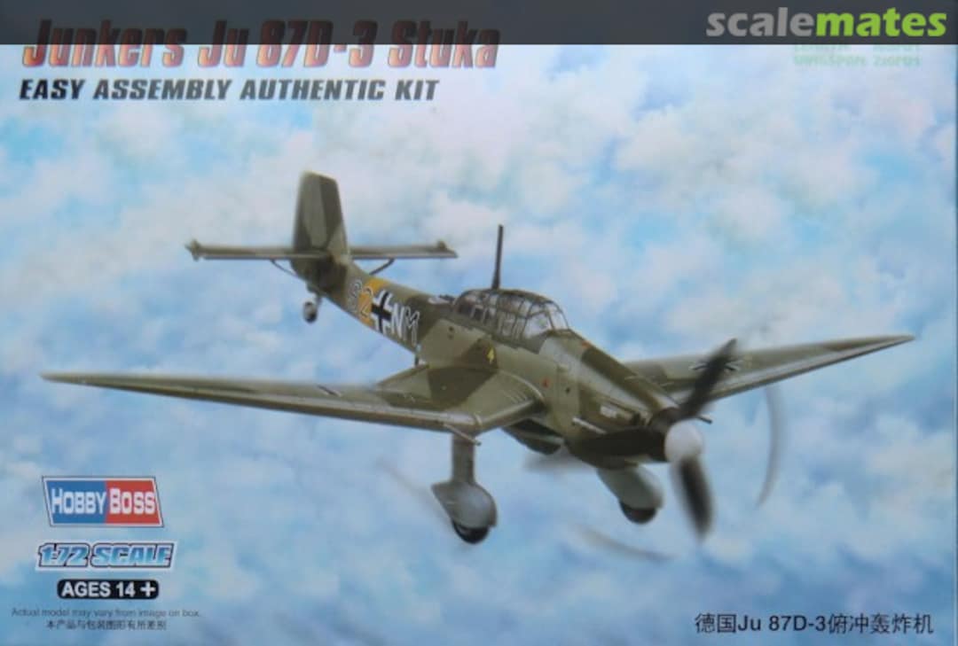 Boxart Junkers Ju-87D-3 Stuka 80286 HobbyBoss