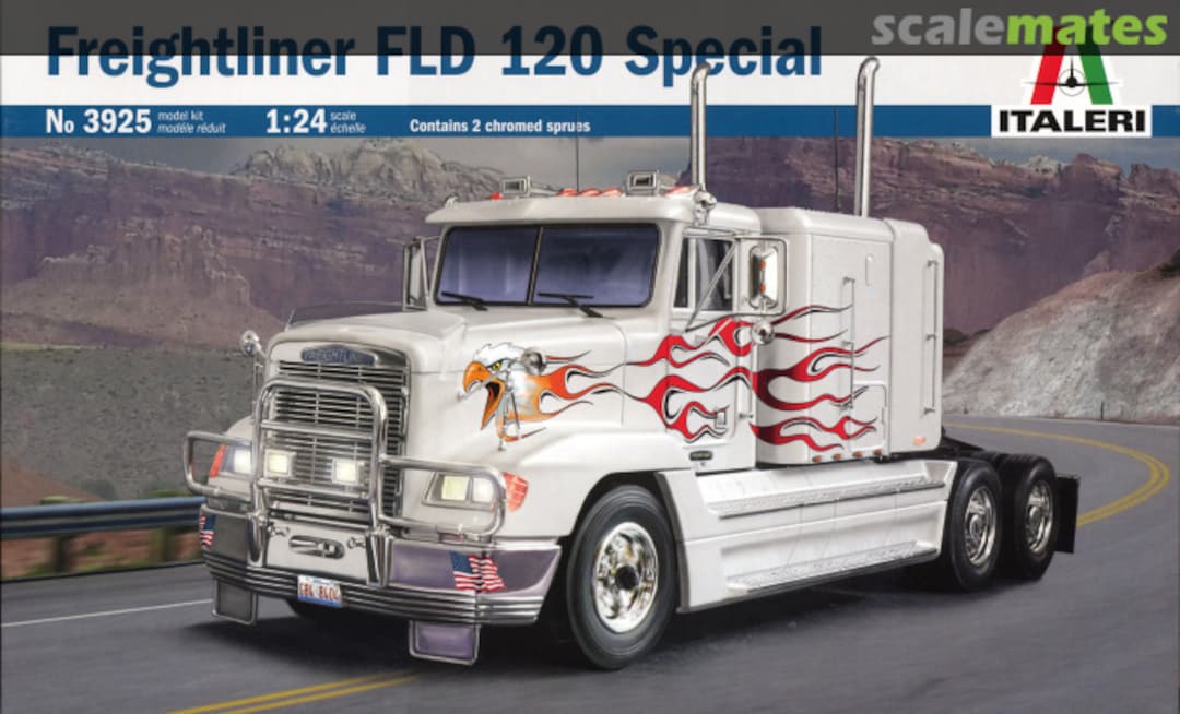 Boxart Freightliner FLD 120 Special 3925 Italeri