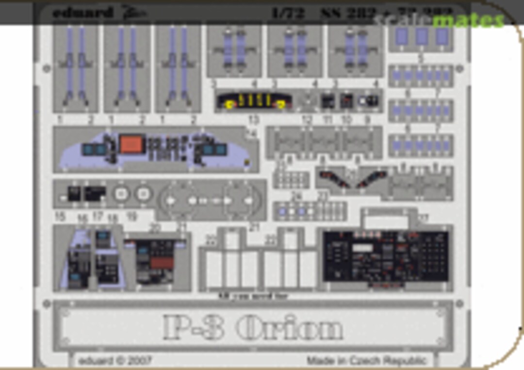 Boxart P-3 interior S.A. SS282 Eduard