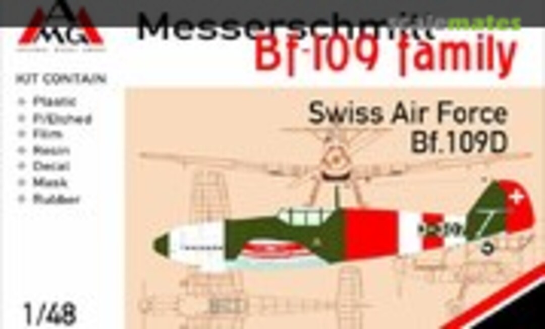 1:48 Swiss Air Force Bf.109D (AMG 48730)