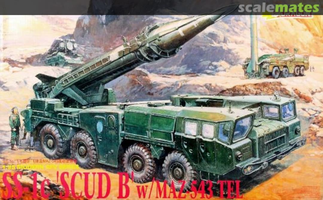 Boxart SS-1c SCUD B with MAZ-543 TEL 3520 Shanghai Dragon