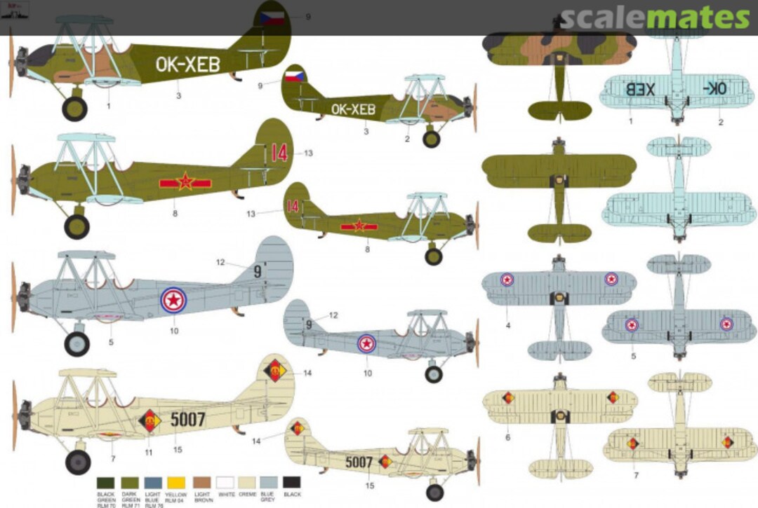 Contents POLIKARPOV PO-2/U-2 - POSTWAR PO-2 MNFDL72053 ROP o.s.