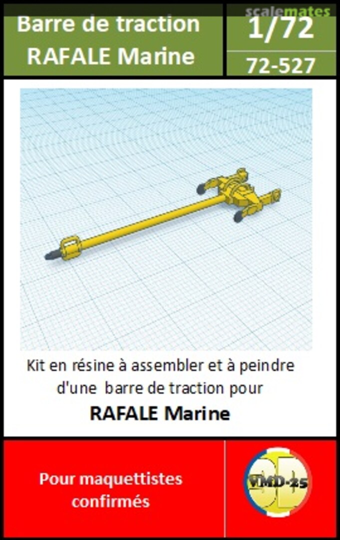 Boxart Barre de traction pour RAFALE Marine 72-527 VMD25_3D