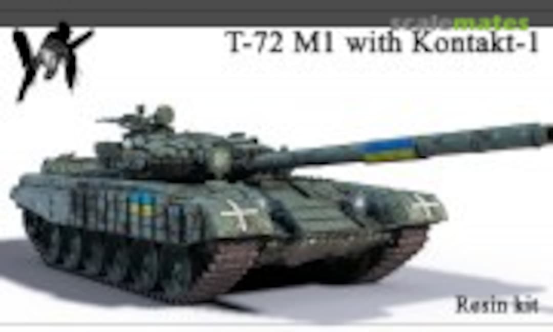 1:72 T-72M1 w Kontakt-1 (YK 3D Home )