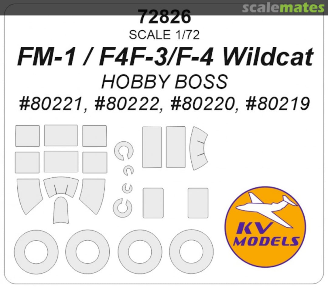 Boxart FM-1 / F4F-3/F-4 Wildcat 72826 KV Models