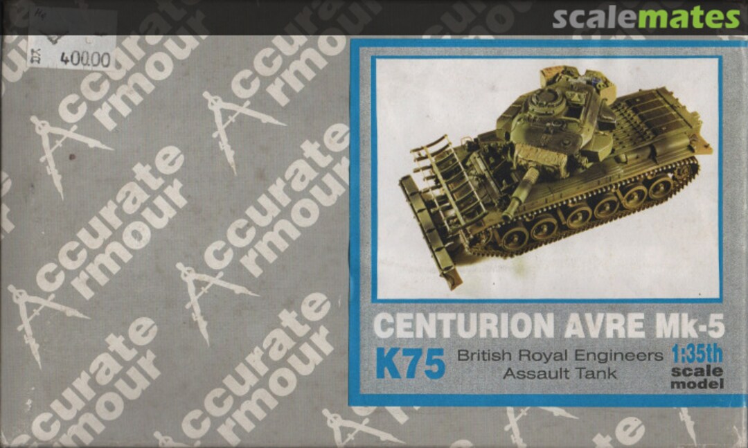 Boxart Centurion AVRE Mk 5 K075 Accurate Armour