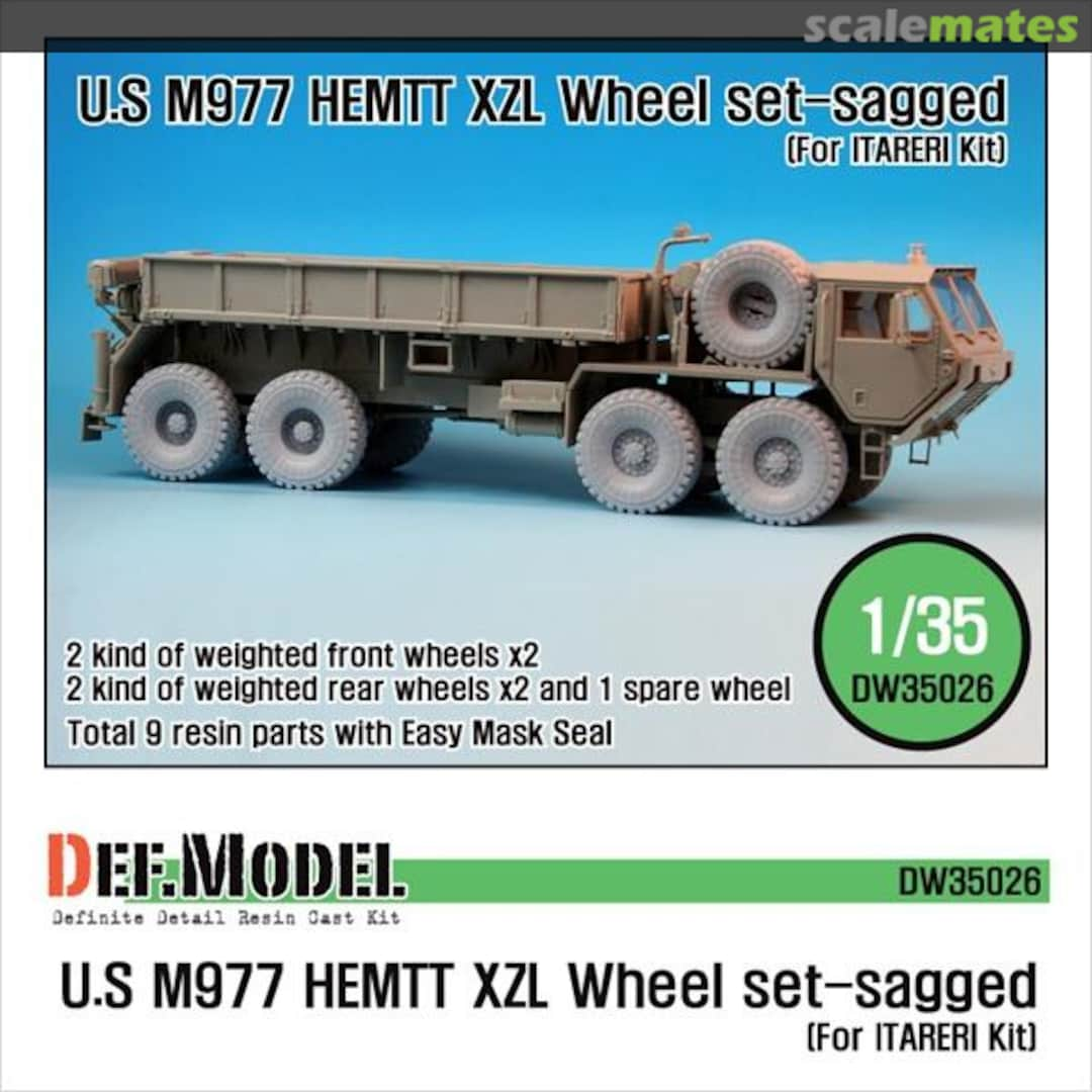 Boxart M977 HEMTT 'XZL' Sagged Wheel set DW35026 Def.Model