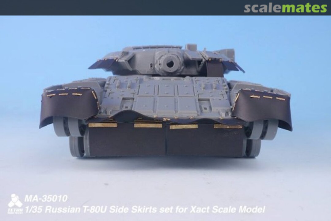 Boxart Russian T-80U Side Skirts set for Xact Scale Model MA-35010 Tetra Model Works