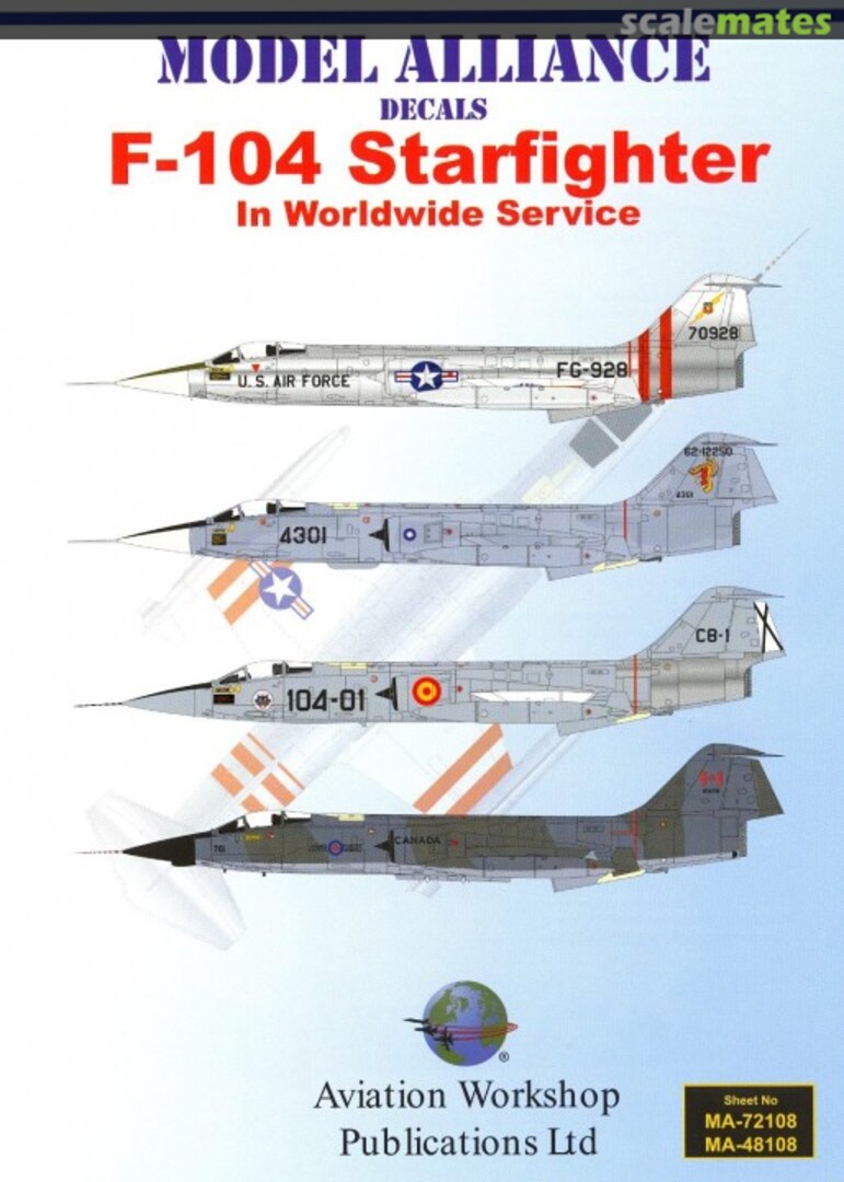 Boxart F-104 Starfighter MA-48108 Model Alliance