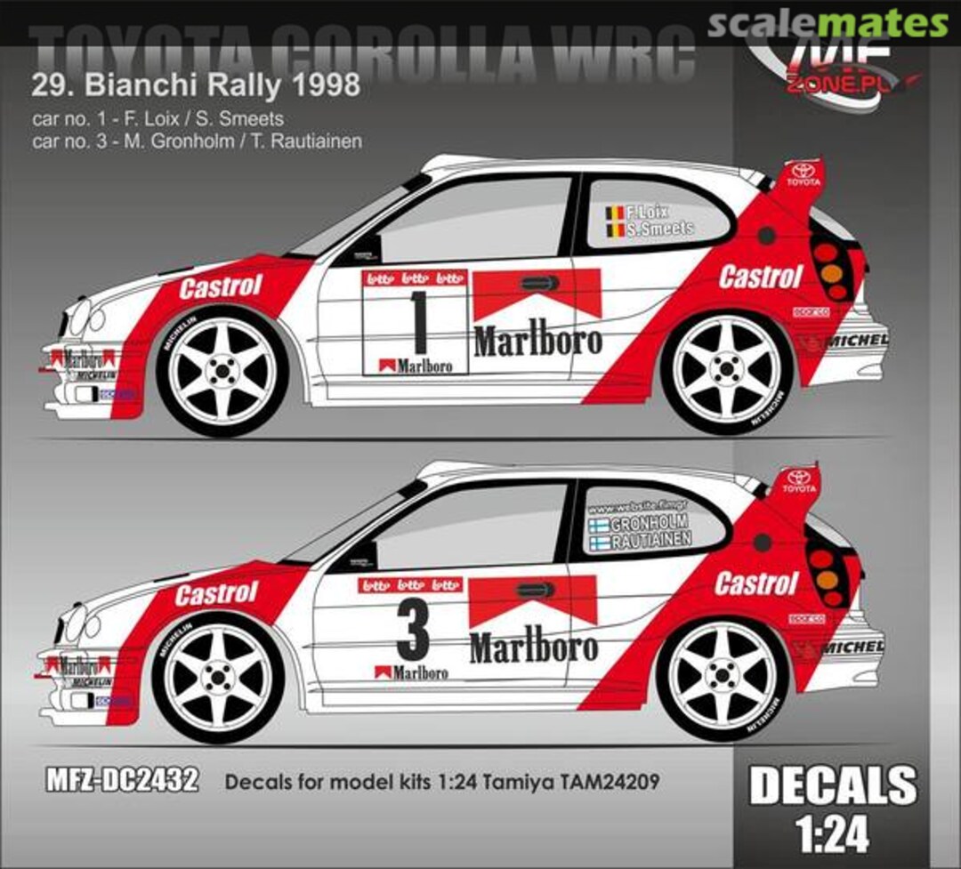 Boxart Toyota Corolla WRC "Marlboro" DC2432 MF-Zone