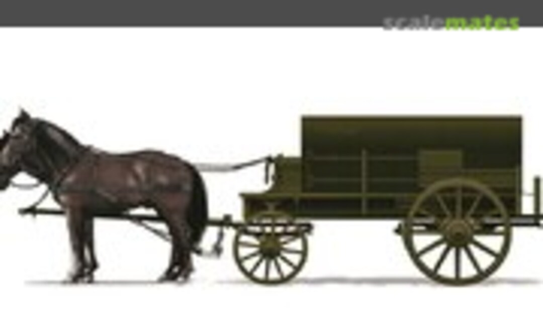 1:72 Horses-Drawn Ammunition Supply Wagon ( German Type) (Choroszy Modelbud V7203)