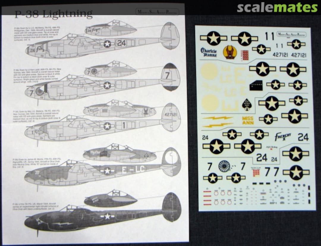 Boxart P-38 Lightning 4825 Ministry of Small Aircraft Production