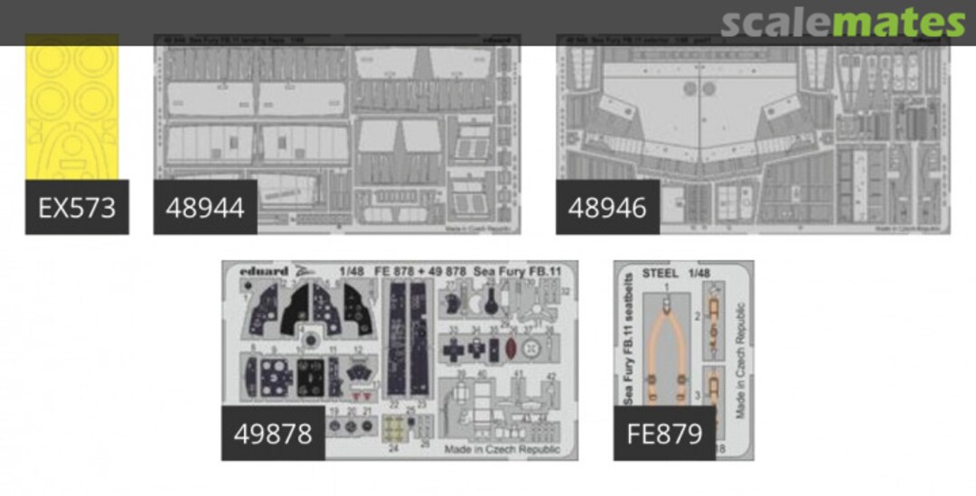 Contents Sea Fury FB.11 BIG49193 Eduard