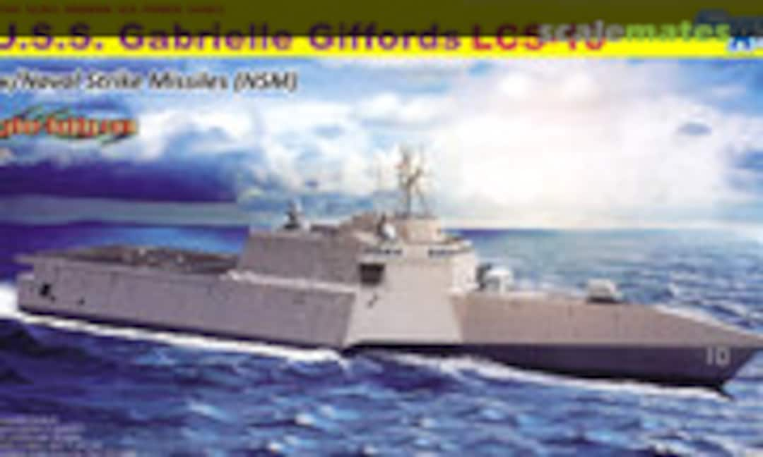 1:700 U.S.S. Gabrielle Giffords LCS-10 w/Naval Strike Missiles (NSM) (Dragon 7147)