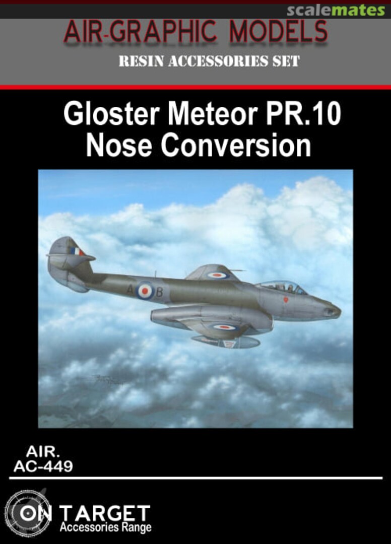 Boxart Gloster Meteor PR.10 Nose Conversion AIR.AC-449 Air-Graphic Models