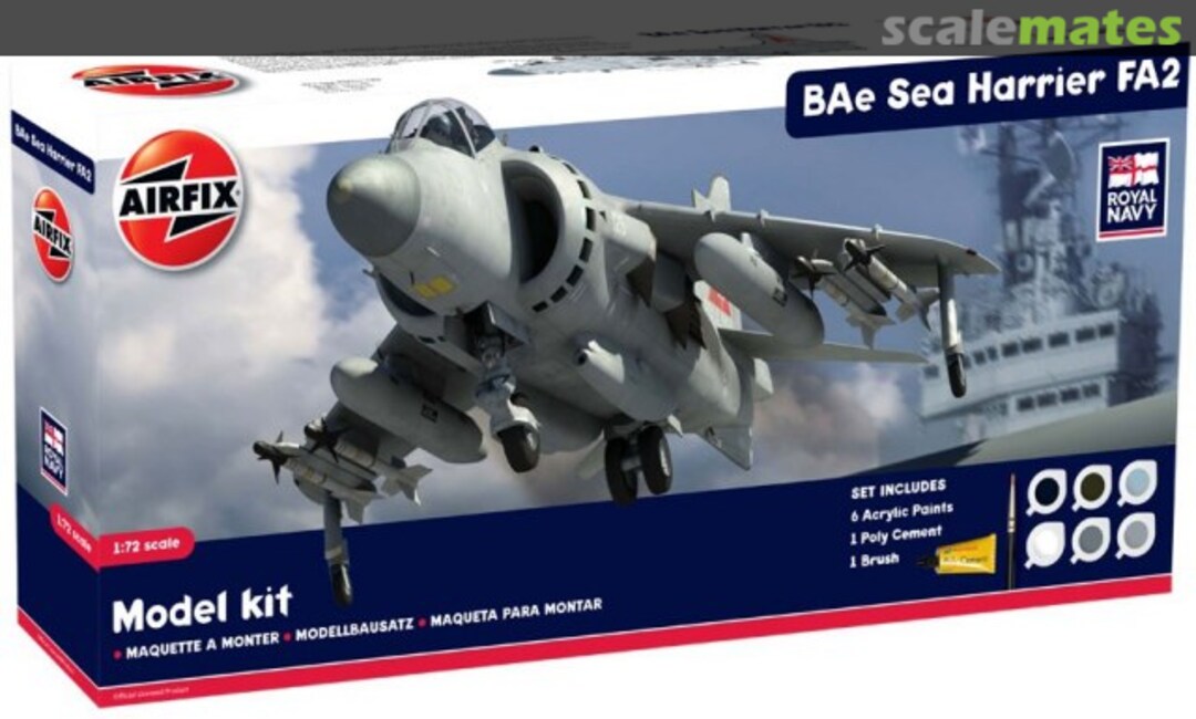 Boxart BAe Sea Harrier FA2 A50017 Airfix