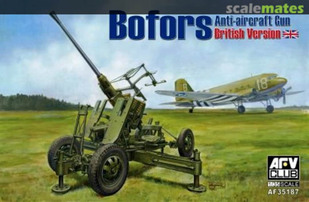 Boxart Bofors Anti-aircraft Gun AF35187 AFV Club