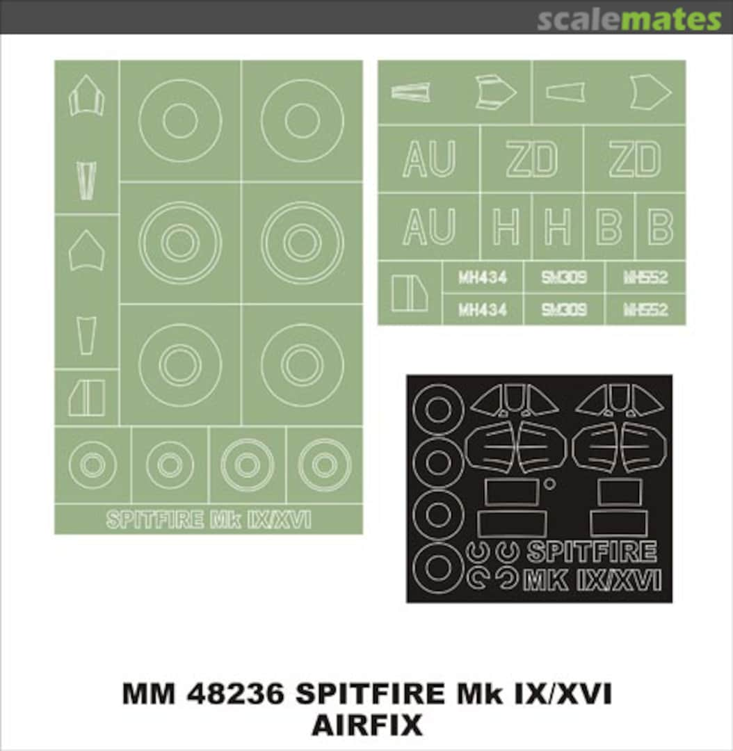 Boxart Spitfire Mk.IX/XVI MM48236 Montex