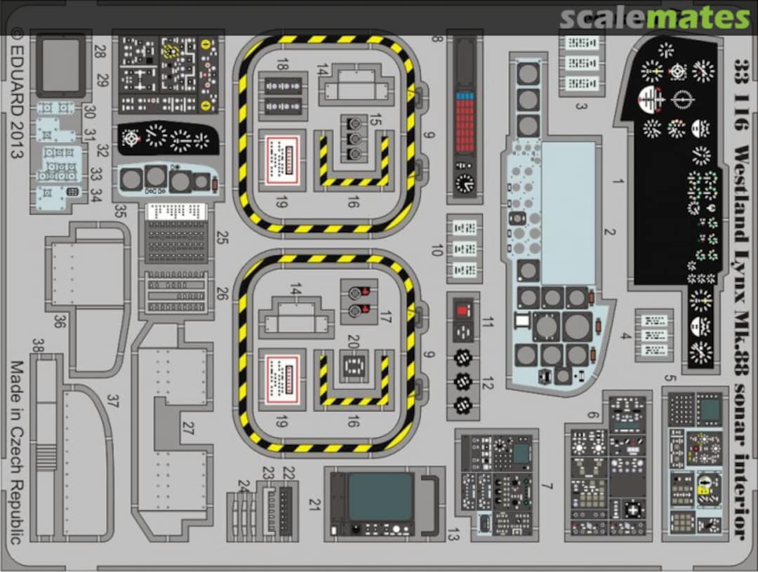 Boxart Lynx Mk.88 sonar interior S.A. 33116 Eduard
