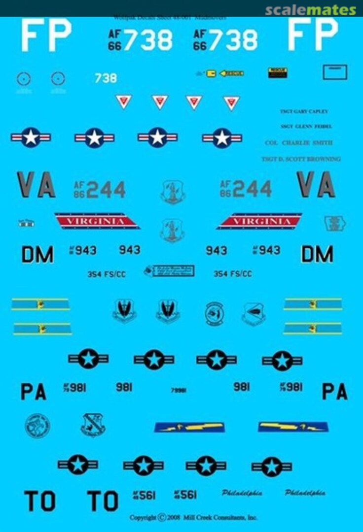 Contents Mudmovers 48-001 Wolfpak Decals