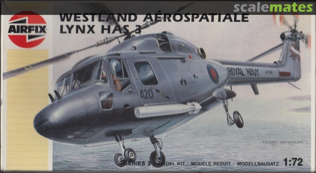 Boxart Westland Aerospatiale Lynx HAS 3 03054 Airfix