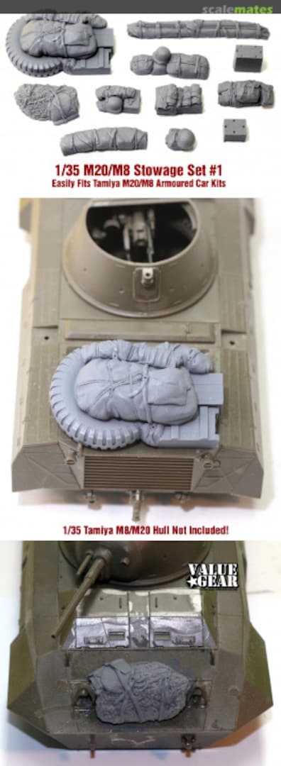 Boxart M20/M8 Armoured Car Stowage Set#1 M2001 Value Gear