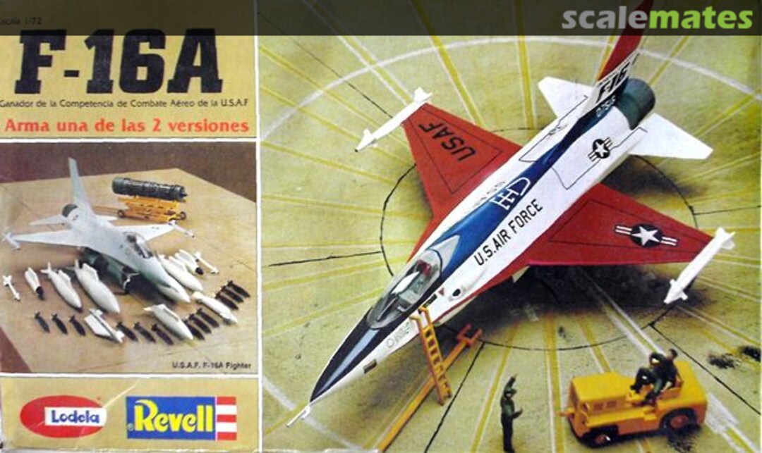 Boxart F-16A H-4437 Revell/Lodela