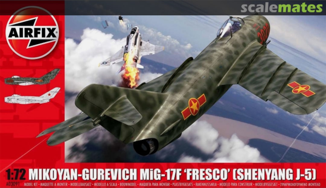 Boxart Mikoyan-Gurevich MiG-17F 'Fresco' [Shenyang J-5] A03091 Airfix