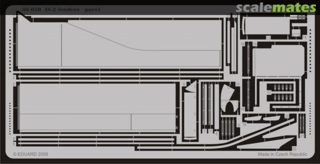 Boxart IS-2 fenders 36030 Eduard