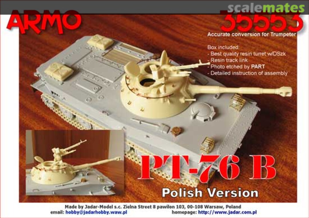 Boxart PT-76B 35553 Armo