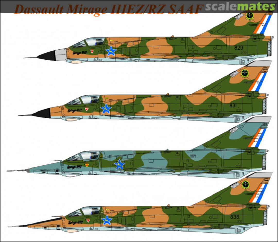 Boxart Mirage IIIEZ/RZ SAAF UR7280 UpRise