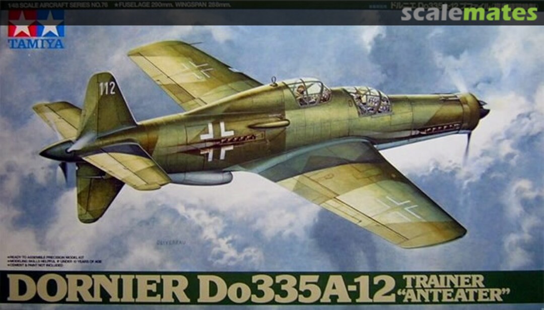 Boxart Dornier Do335A-12 61076 Tamiya