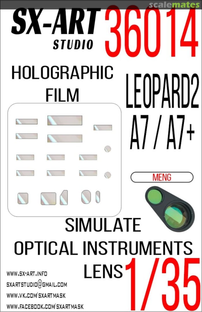 Boxart Leopard 2 A7/A7+ holographic film, clear 36014 SX-Art