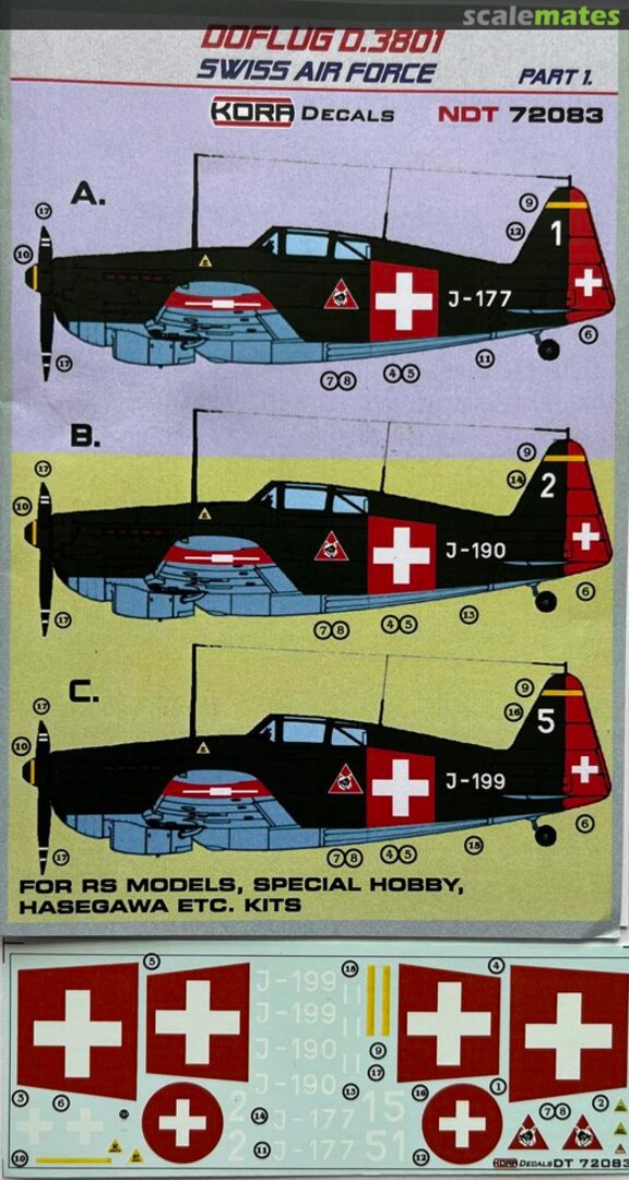 Boxart Doflug D.3801 NDT72083 Kora Models